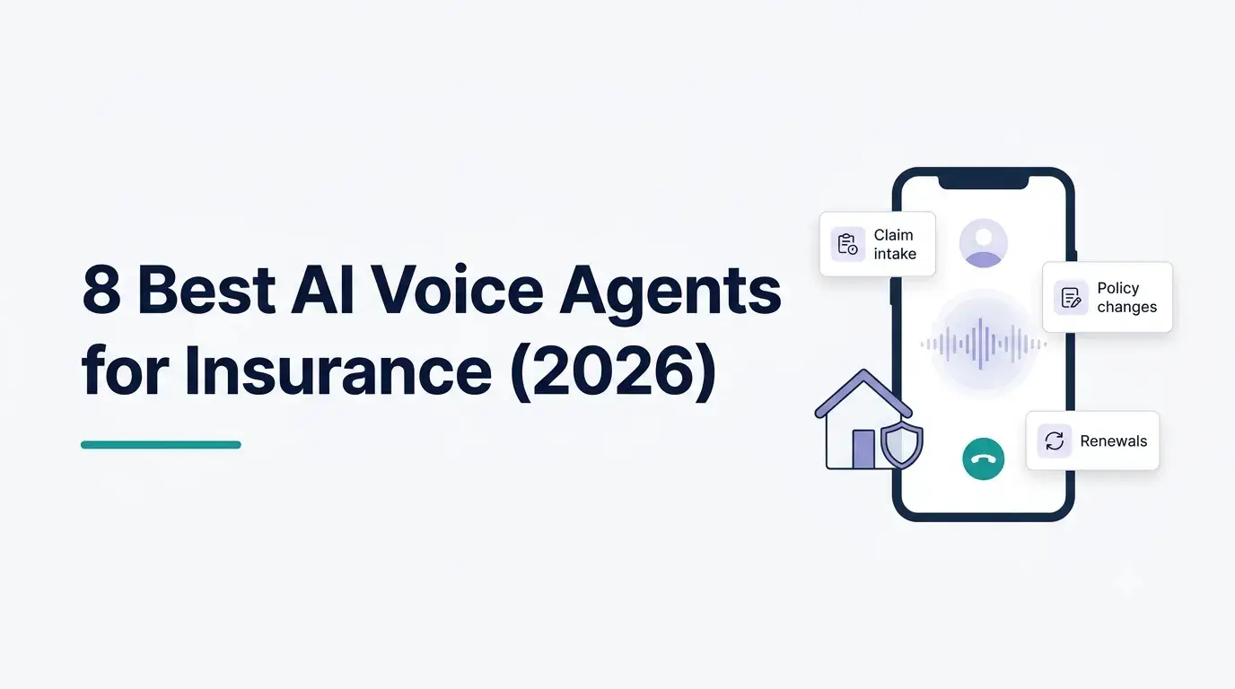 8 best AI voice agents for insurance in 2026