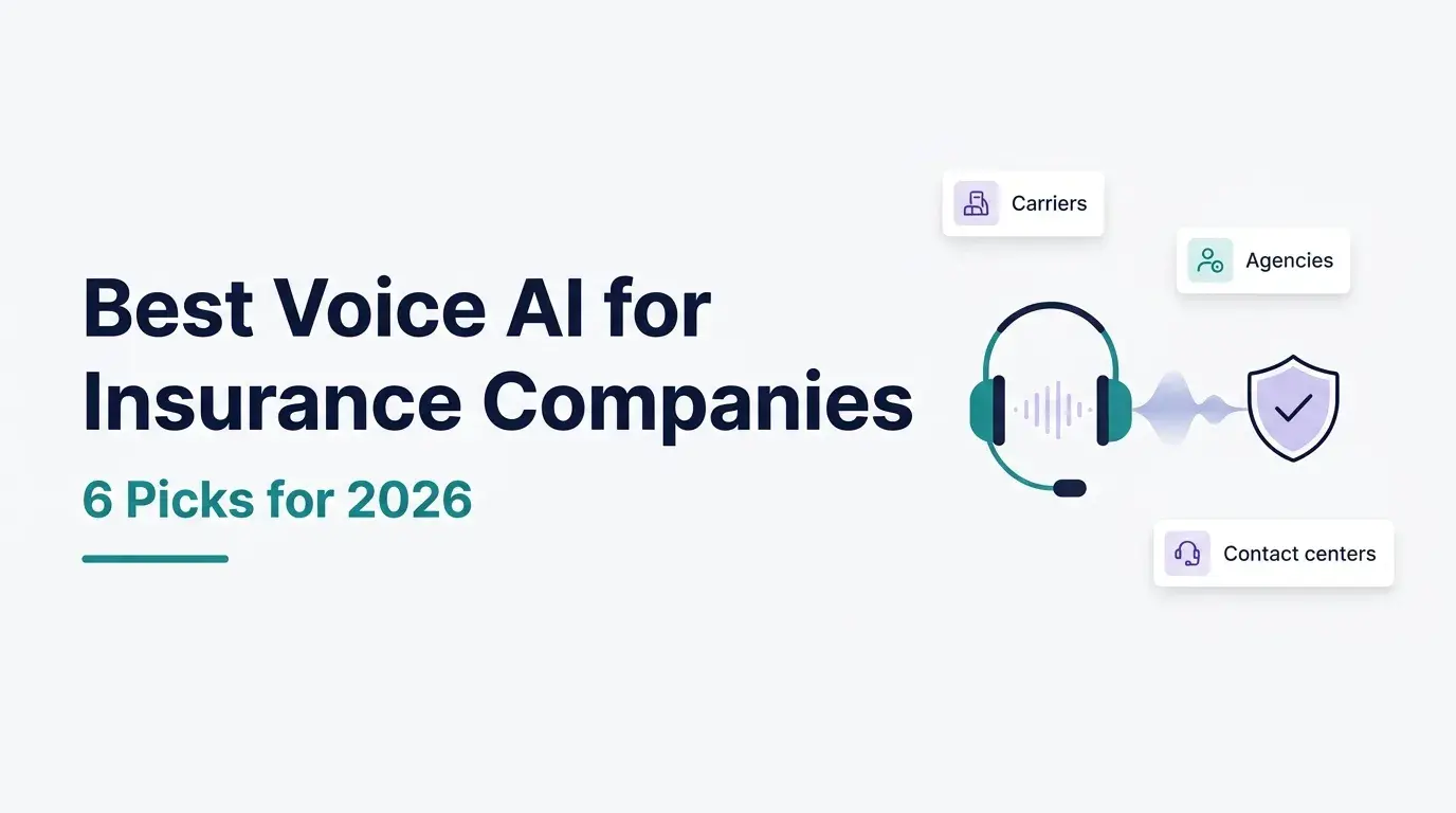 Best voice AI for insurance companies in 2026